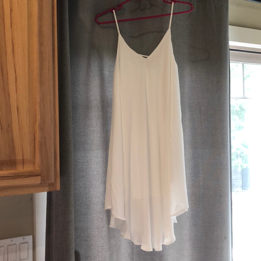 White dress. Never worn, no tags